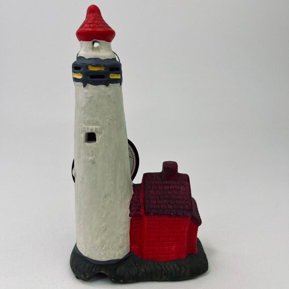 Lighthouse Collection Tawas Point, MI. Ceramic Lighthouse  7.5"  Nautical w/ Tag - Picture 3 of 7